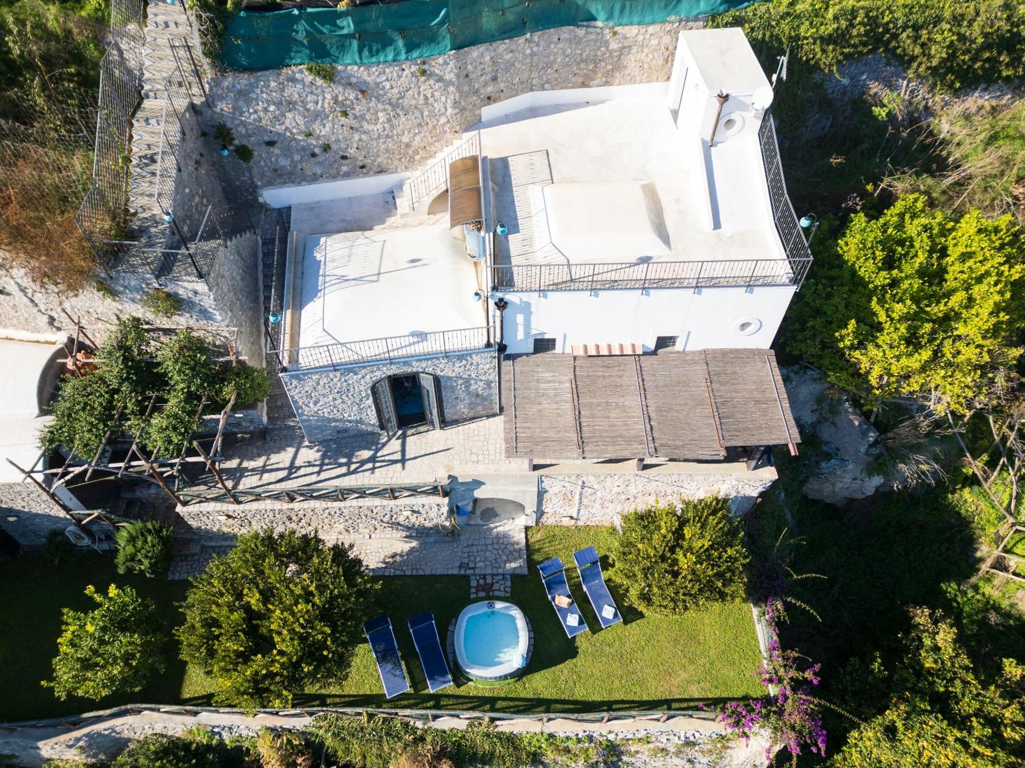 La Cascina - Villa Nenno Conca dei Marini Exteriör bild